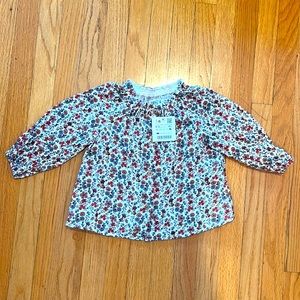 Zara autumnal flower shirt